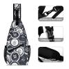 KWQDOZF Error Page Label Theme Floral Sling Backpack view 3