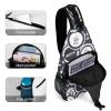 KWQDOZF Error Page Label Theme Floral Sling Backpack view 4