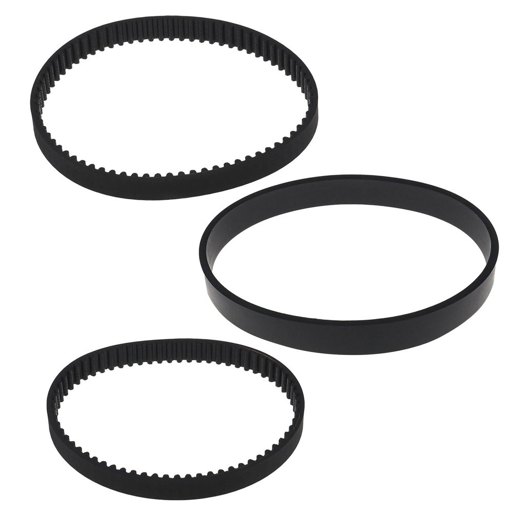 VGOL 3-Piece Replacement Belt Set 1606418, 1606419 & 1606428 for Bissell ProHeat 2X Revolution Pet Carpet Cleaner