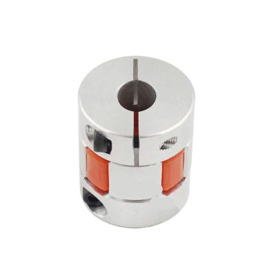 YIJIAN Flexible Plum Jaw Coupler, D30 × L40 mm, 6.35 × 16 mm