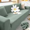 OKJK L-Shaped Sofa Cover, Jacquard Stretch, Mint Green, 4-Seater 235–300 cm view 4