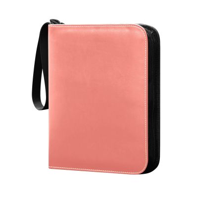 Salmon 4-Pocket Trading Card Binder