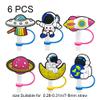Vepoty PVC Straw Covers - 6 Pack view 2