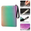 Retro Rainbow Gradient Trading Card Binder with Sleeves view 4