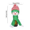 LEMCC 4-Pack Christmas Wine Bottle Covers, Plush Wine Bottle Gift Bags, Table Decorations (#5) view 2