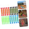 Toddmomy 60-Piece Fishing Line Winding Boards, Portable Storage, Black, Red, Blue, and Green view 3