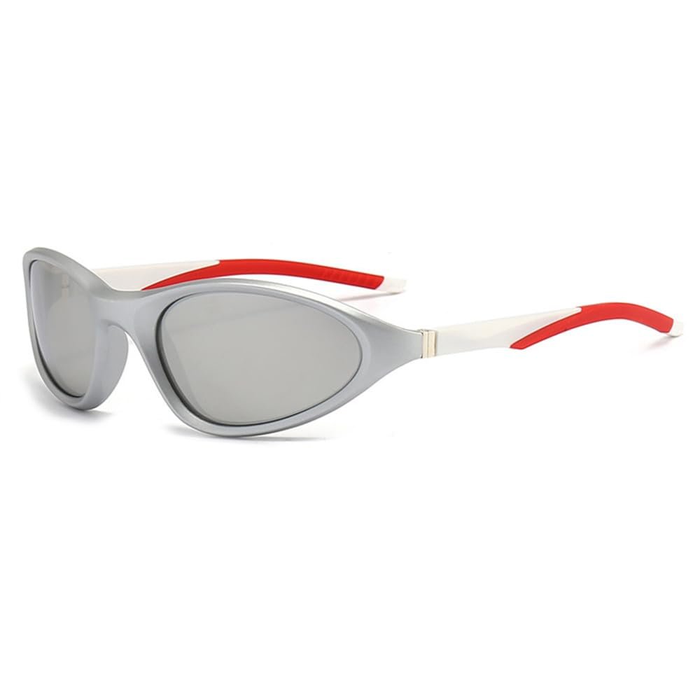 HPIRME Square Sunglasses, UV Protection, Women's Sport Sunglasses, Bicycle Glasses for Men, 4B, One Size