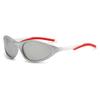 HPIRME Square Sunglasses, UV Protection, Women's Sport Sunglasses, Bicycle Glasses for Men, 4B, One Size view 1