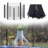 CIRONI Replacement Safety Net for Outdoor Trampolines, 6, 8, 10, 12, 13, 14, or 16 ft, UV- and Tear-Resistant, with Dual-Headed Zippers view 1