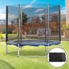 CIRONI Replacement Safety Net for Outdoor Trampolines, 6, 8, 10, 12, 13, 14, or 16 ft, UV- and Tear-Resistant, with Dual-Headed Zippers view 2