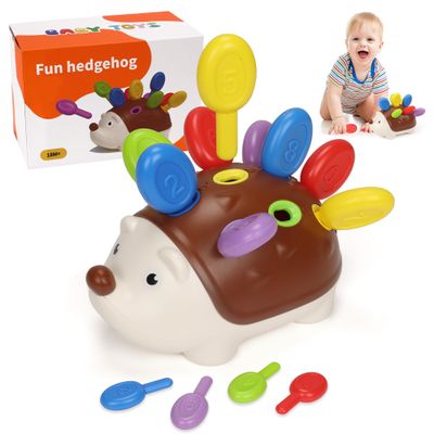Venditer Hedgehog Peg Toy for Ages 1+