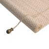 zhijiaqian456 Bamboo Roller Blind, Sun-Shading Privacy Blind, Cord-Operated, Customizable, 65 x 70 cm view 1