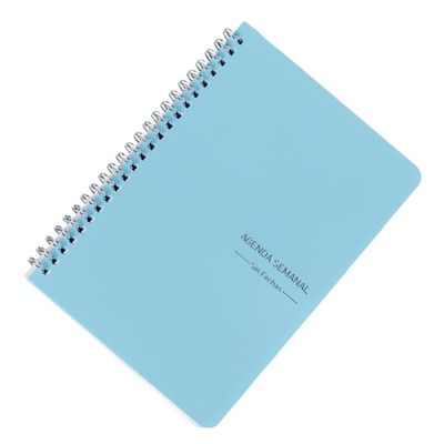 MAGICLULU A5 Graph Paper Spiral Notebook, Blue