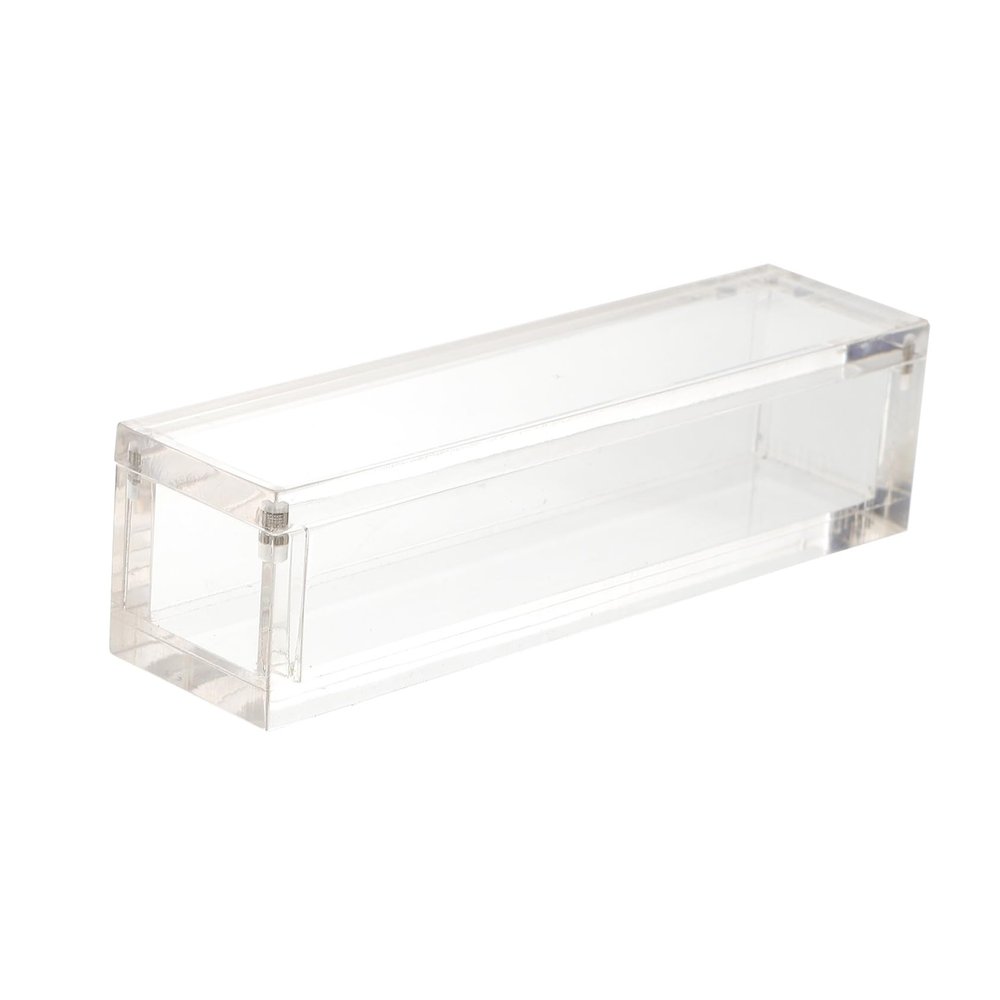 ibasenice Magnetic Acrylic Dice Box for 6 x 16 mm, Transparent