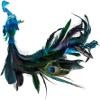 Ttiy Handmade Peacock Christmas Tree Ornament with Tail Feathers, 1 Piece view 1