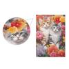 Cats in the Garden Garden Flag, 28 x 40 in, Double-Sided, Outdoor Decor view 3