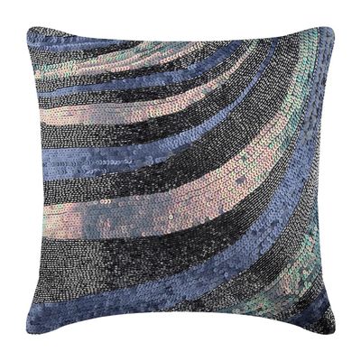 The HomeCentric Designer Gray Wild Night Euro Shams, 2-Pack, 26 x 26 in