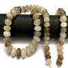 Natural Rutilated Quartz Rondelle Beads, 8 x 10 mm, 18-Inch Strand view 2