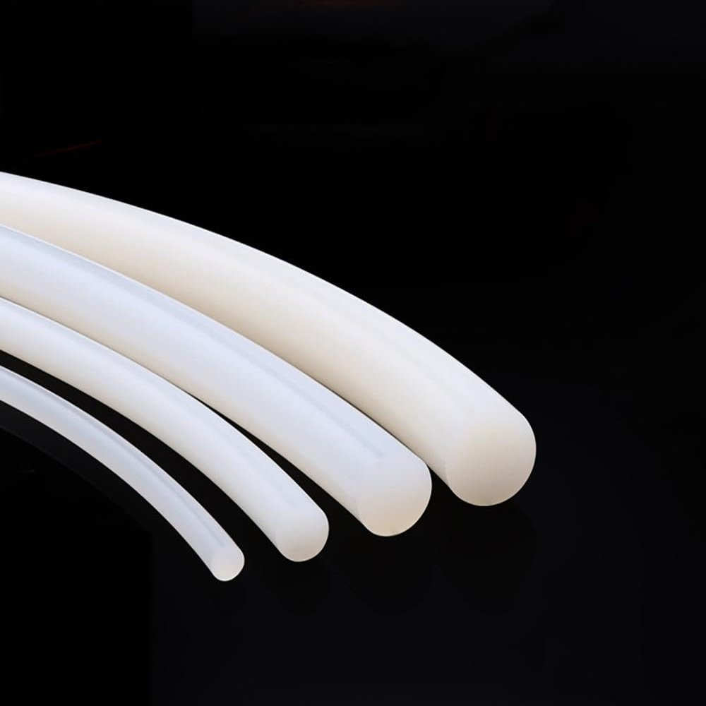 easyhaha High-Temperature-Resistant Round Silicone O-Ring Cord, 15 mm, 1 Meter