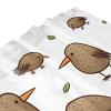 RLDOBOFE Kiwi Bird Shower Curtain, Waterproof, 12 Hooks, 72 x 72 in view 4