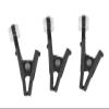 RENA Single-Track PVC Curtain Track, Ceiling-Mounted, with Cover and Clips, Black, 390 cm view 4