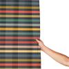 QQLADY Colorful Modern Striped Fabric Shower Curtain, 72 x 72 in, with 12 Hooks view 3