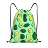 Green Lawn Avocado Drawstring Backpack, S view 1