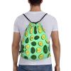 Green Lawn Avocado Drawstring Backpack, S view 2