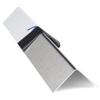 Brushed Stainless Steel Angle, 1.5 mm Thick, 250 mm Long, 80 x 50 mm Inside Leg Dimensions view 2