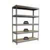 PROREGAL Wood Beast Five Heavy-Duty Shelving | 200 x 180 x 90 cm | 600 kg per Shelf | Galvanized view 1