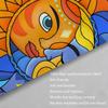 AKATIE Sun Shower Curtain 180 x 200 cm, 3D Waterproof Fabric with 12 Hooks view 4
