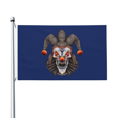 Durable Spooky Skeleton Flag, 90 x 150 cm, Double-Sided Print