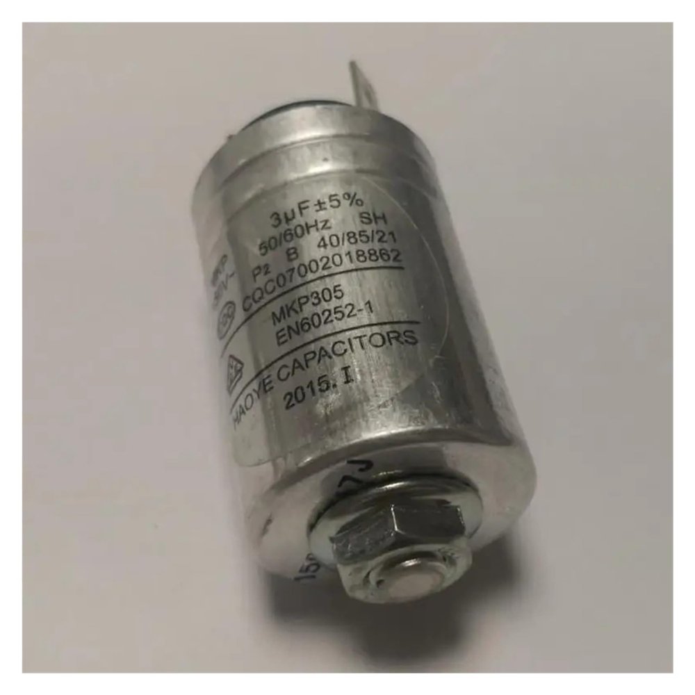 RhineCart Basics Dishwasher Parts Capacitor MKP305 3 µF 450 V, Round, xhsmgrfgt