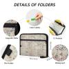 Accordion File Folder with 13 Compartments, A4/Letter Size, Zippered Organizer view 3