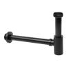OPERMAXER Design Bottle Trap, 1-1/4 x 32 mm, Extra-Long 200 mm Dip Tube, Matte Black view 1