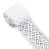 RaamKa Cotton Lace Ribbon Trim, 4 Pieces (5 m per Roll), White/Beige, Color 39 view 1