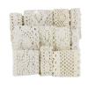 RaamKa Cotton Lace Ribbon Trim, 4 Pieces (5 m per Roll), White/Beige, Color 39 view 2