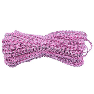 S-Shaped Lace Trim Ribbon, 4 Pieces, 5 mm, 24 m, B05