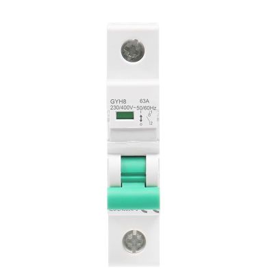 MOBYAT GYH8 DIN-Rail Disconnect Switch, 230/400 V, Main Switch, 63/100/125 A, 1 pc. (Size: 1 Pole, Color: 100 A)