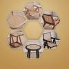 Natural Rattan Cane Webbing Roll, 60 cm Wide view 4