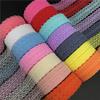 Lace Ribbon Trim, 4 Pieces, 10 Yards, 30 mm, Lace Fabric for Sewing Decoration (Light Yellow) view 2