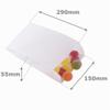 DIY-24H | Various Sizes Available | White Paper Gift Bags, Small Candy Bags, Christmas Star, Cookie, Bread and Bread Roll Bags (150 x 290 x 55 mm, 1,000 pcs.) view 3