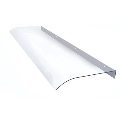 KDDFN Transparent Polycarbonate Door Canopy, UV-Protective, 50 x 70 cm