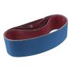 JWOO 5-Piece Zirconia Alumina Sanding Belts, 100 x 915 mm, Blue, 320 Grit view 4
