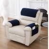 HYRAM Elastic Sofa Armrest and Headrest Covers, Navy Blue, 4-Piece Set view 2