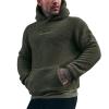 Duohropke Plush Teddy-Fleece Hoodie for Men view 1