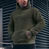 Duohropke Plush Teddy-Fleece Hoodie for Men view 2