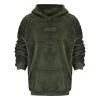 Duohropke Plush Teddy-Fleece Hoodie for Men view 3