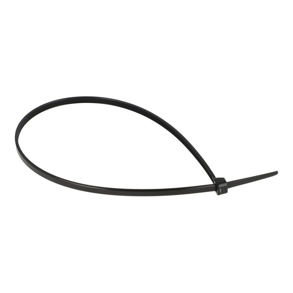 KTEC300X3.6B | KTEC Cable Ties, 300 mm x 3.6 mm, Black, Nylon 66, UL94V-2, 18 kg Min. Tensile Strength, Pack of 100