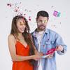 FETTIPOP Exploding Confetti Envelope Birthday Card (Llama) view 3